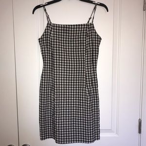 Black and White Checked Dress